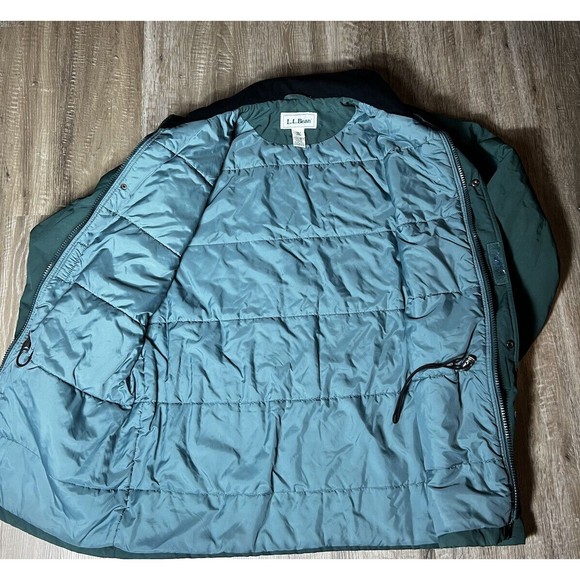 VTG LL Bean Mens Thinsulate Thermal Insulation Parka Jacket Size L Made in USA - Picture 7 of 13